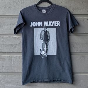 John Mayer World Tour 2019 Concert T-Shirt Size Small Black 100% Cotton